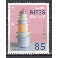 Austria Correo 2022 Yvert 3496 ** Mnh 100 Año Riess E Maille