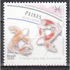 Brasil Correo 2020 Yvert 3794 ** Mnh Signos del Zodiaco Piscis