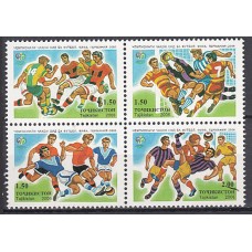 Tadjikistan - Correo Yvert 320/23 ** Mnh Deportes - Fútbol