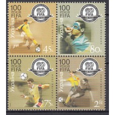 Ukrania - Correo Yvert 568/71 ** Mnh Deportes - Fútbol