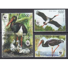 Bielorusia - Correo 2005 Yvert 531/34 ** Mnh WWF - Fauna - Aves