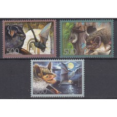 Bielorusia - Correo 2006 Yvert 565/67 ** Mnh Fauna - Murcielagos