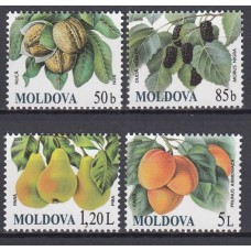 Moldavia - Correo Yvert 583/86 ** Mnh Flora - Frutos