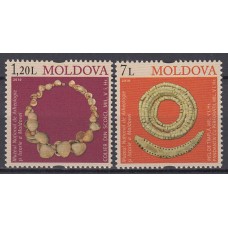 Moldavia - Correo Yvert 604/5 ** Mnh Arqueologia