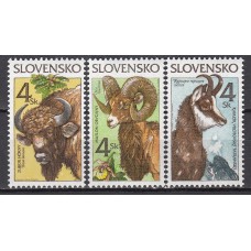 Eslovaquia Correo 1996 Yvert 216/18 ** Mnh Fauna