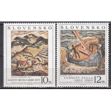 Eslovaquia Correo 1998 Yvet 282/83 ** Mnh Pinturas