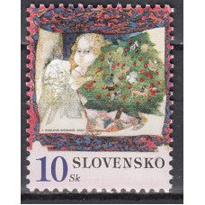 Eslovaquia Correo 2007 Yvert 495 ** Mnh Navidad