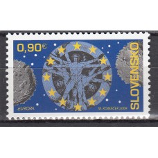 Eslovaquia Correo 2009 Yvert 538 ** Mnh Astro