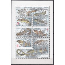 Eslovaquia Correo 1998 Yvert 271/73 ** Mnh Fauna - Peces