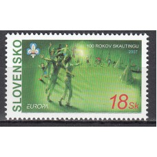 Eslovaquia Correo 2007 Yvert 482 ** Mnh Deportes - Boy Scouts - Europa