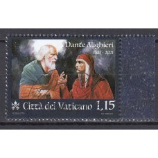 Vaticano Correo 2021 Yvert 1889 Usado  Dante