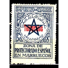 Marruecos Sueltos Telegrafos Edifil 34D ** Mnh Impuesto