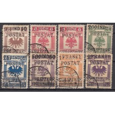 Albania Correo 1919 Yvert 79/87 usado