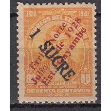 Ecuador Correo 1928 Yvert 259 (*) Mng