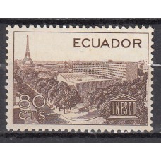 Ecuador Correo 1958 Yvert 648 * Mh Unesco