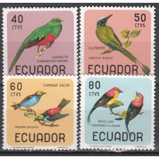 Ecuador Correo 1966 Yvert 748/51 ** Mnh Fauna - Aves