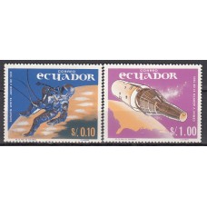 Ecuador Correo 1967 Yvert 755/56 ** Mnh Astrofilatelia