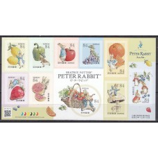 Japon - Correo 2021 Yvert 10864/73 ** Mnh Peter Rabbit