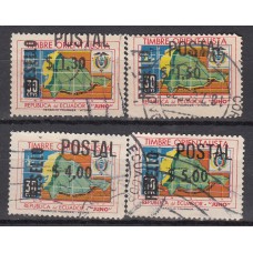 Ecuador correo 1969 Yvert 822A/D usado