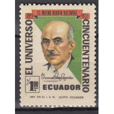 Ecuador Correo 1971 Yvert 863 ** Mnh Personaje