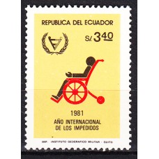 Ecuador Correo 1982 Yvert 1020 ** Mnh Año Internacional de los Minusvalidos