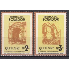 Ecuador Correo 1982 Yvert 1021/22 ** Mnh Exposición Filatelica