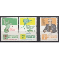 Ecuador Correo 1985 Yvert 1070/72 ** Mnh Fauna - Ave