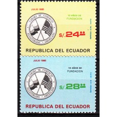 Ecuador Correo 1985 Yvert 1078/79 ** Mnh