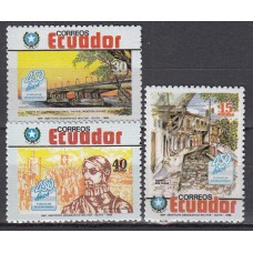 Ecuador Correo 1988 Yvert 1137/39 ** Mnh