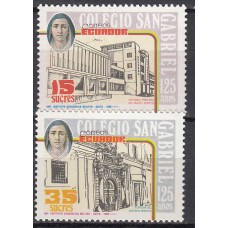 Ecuador Correo 1988 Yvert 1153A/53B