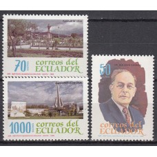 Ecuador Correo 1989 Yvert 1174/76 ** Mnh Personaje