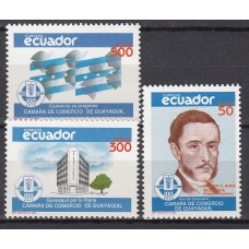 Ecuador Correo 1989 Yvert 1177/79 ** Mnh