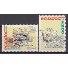 Ecuador Correo 1991 Yvert 1225/26 ** Mnh Radio Quito