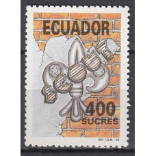 Ecuador Correo 1994 Yvert 1289 ** Mnh Boy Scouts - Deportes