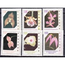 Ecuador Correo 1994 Yvert 1293/98 ** Mnh Flores - Orquideas