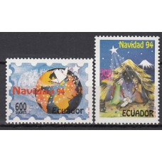 Ecuador Correo 1994 Yvert 1314/15 ** Mnh Navidad