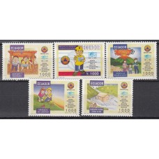 Ecuador Correo 1995 Yvert 1328/32 ** Mnh