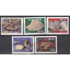 Ecuador Correo 1997 Yvert 1394/98 ** Mnh Minerales