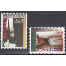 Ecuador Correo 1999 Yvert 1434/35 ** Mnh Grutas