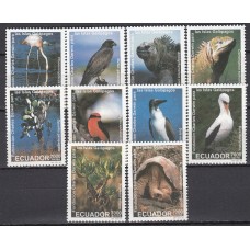 Ecuador Correo 1999 Yvert 1445/1454 ** Mnh Fauna - Aves