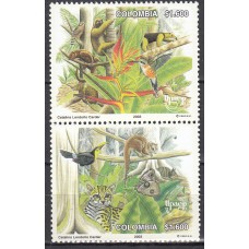 Colombia Correo 2003 Yvert 1239/40 ** Mnh Upaep - Fauna - Aves