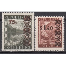 Austria Correo 1947 Yvert 685/86 ** Mnh