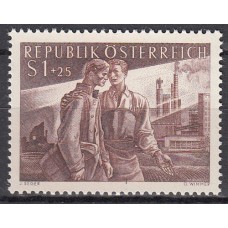 Austria Correo 1955 Yvert 852 ** Mnh