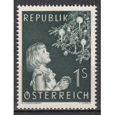 Austria Correo 1953 Yvert 827 ** Mnh Navidad