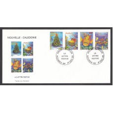 Nueva Caledonia SPD FDC Yvert 779/782 navidad 1998