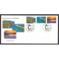 Nueva Caledonia SPD FDC Yvert 827/829 - Paisajes