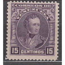 Venezuela Correo 1909 Yvert 123 ** Mnh Personaje