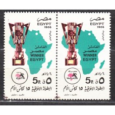 Egipto Correo 1986 Yvert 1309/10 ** Mnh Deportes - Fútbol