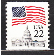 Estados Unidos Correo 1987 Yvert 1717 ** Mnh Bandera