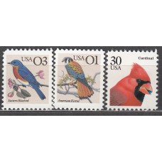 Estados Unidos Correo 1991 Yvert 1952/54 ** Mnh Fauna - Aves